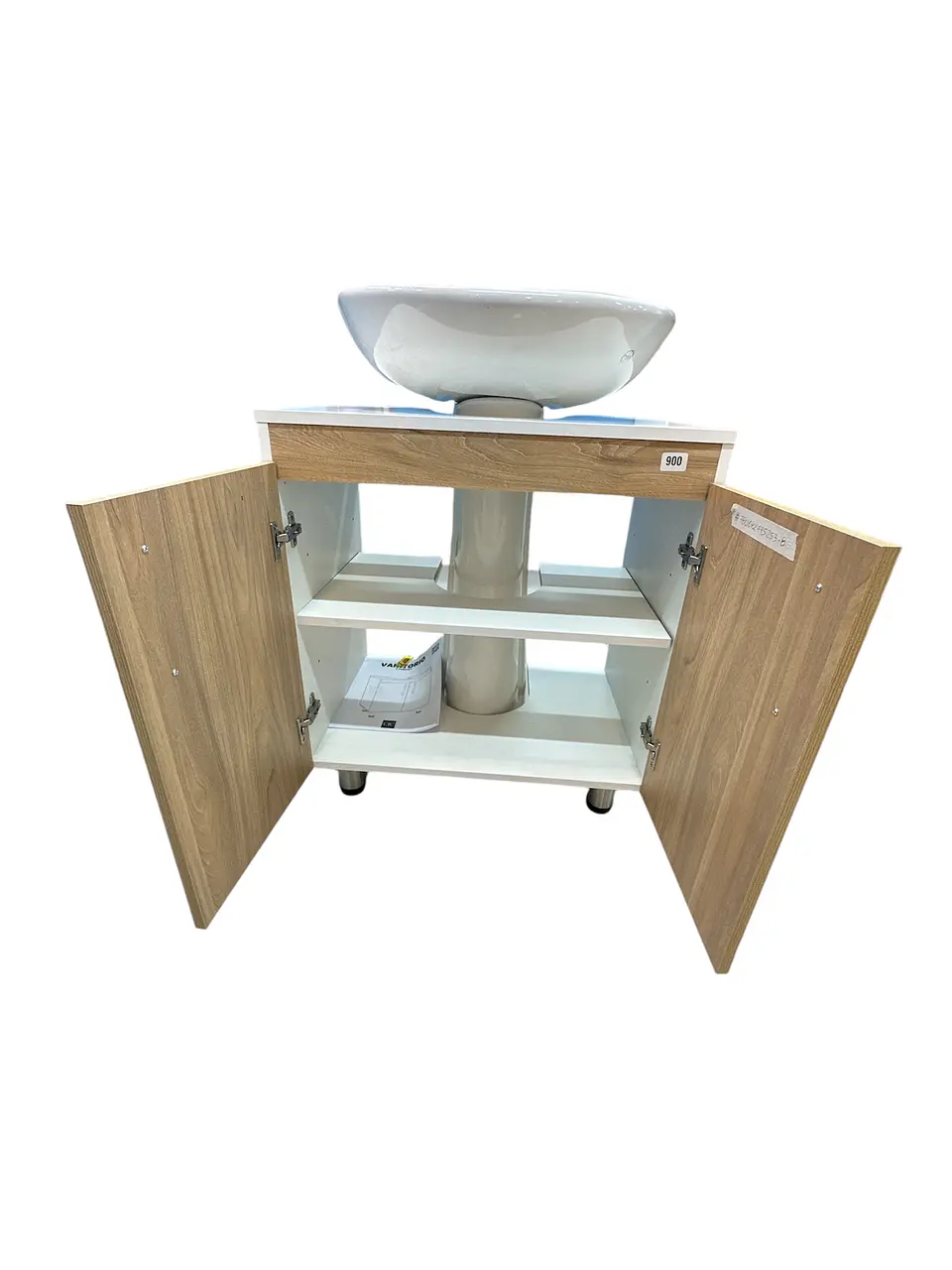 PACK MUEBLE VANITORIO COMPLETO OLMO 60cm + FITTING DESAGUE 3