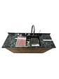 PACK MUEBLE CAFE 150CM + CUBIERTA LAVAPLATO MULTIFUNCION 76x45 - Miniatura 5