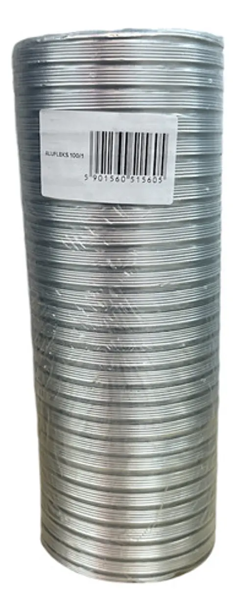 Tubo Corrugado Aluminio 4 X 1m Largo
