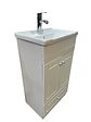 VANITORIO BLANCO CON CAJON 50CM + GRIFERIA REGALO - Miniatura 1