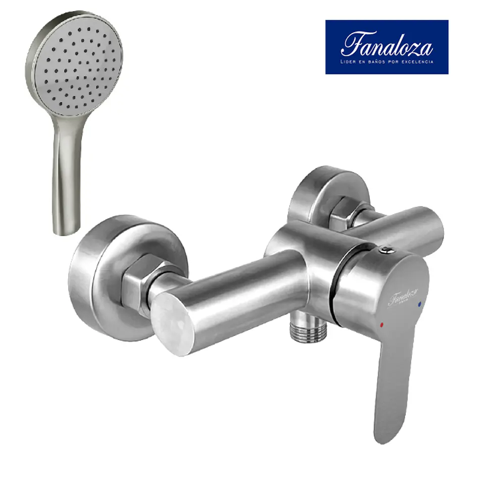 MONOMANDO DUCHA NEW BARCELONA INOX 1