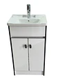VANITORIO 50CM BLANCO LINEAS NEGRA 2P - Miniatura 4