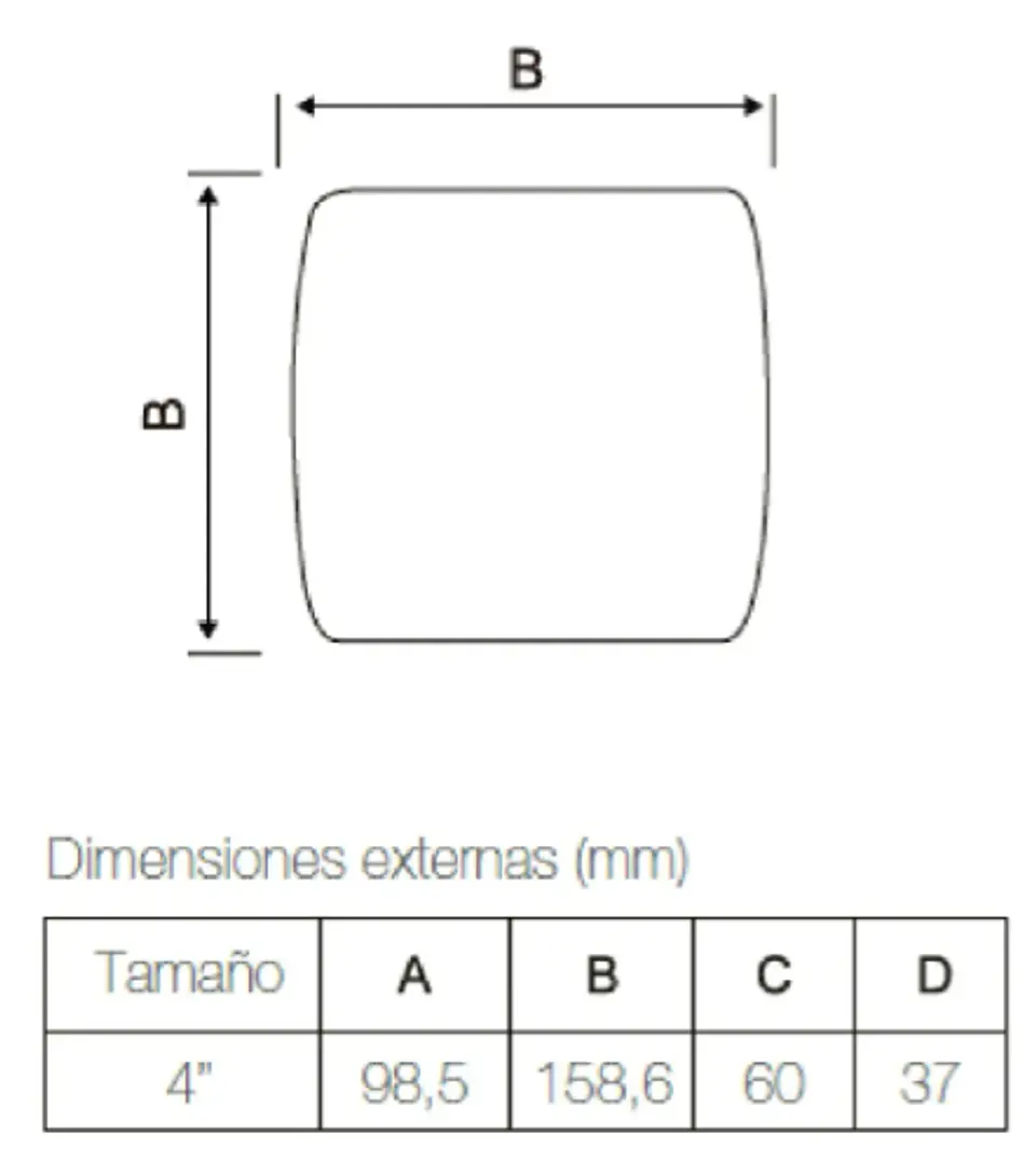 Extractor Aire Techo/pared 4 Con Sensor Y Timer Briggs Color Blanco 3