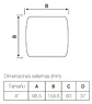 Extractor Aire Techo/pared 4´´ Con Sensor Y Timer Briggs Color Blanco - Miniatura 3