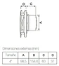 Extractor Aire Techo/pared 4´´ Con Sensor Y Timer Briggs Color Blanco - Miniatura 5