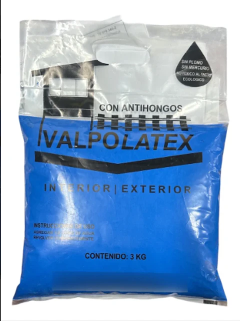 PACK 5 PINTURAS EN BOLSA 3KG - CAJA {24 COLORES}