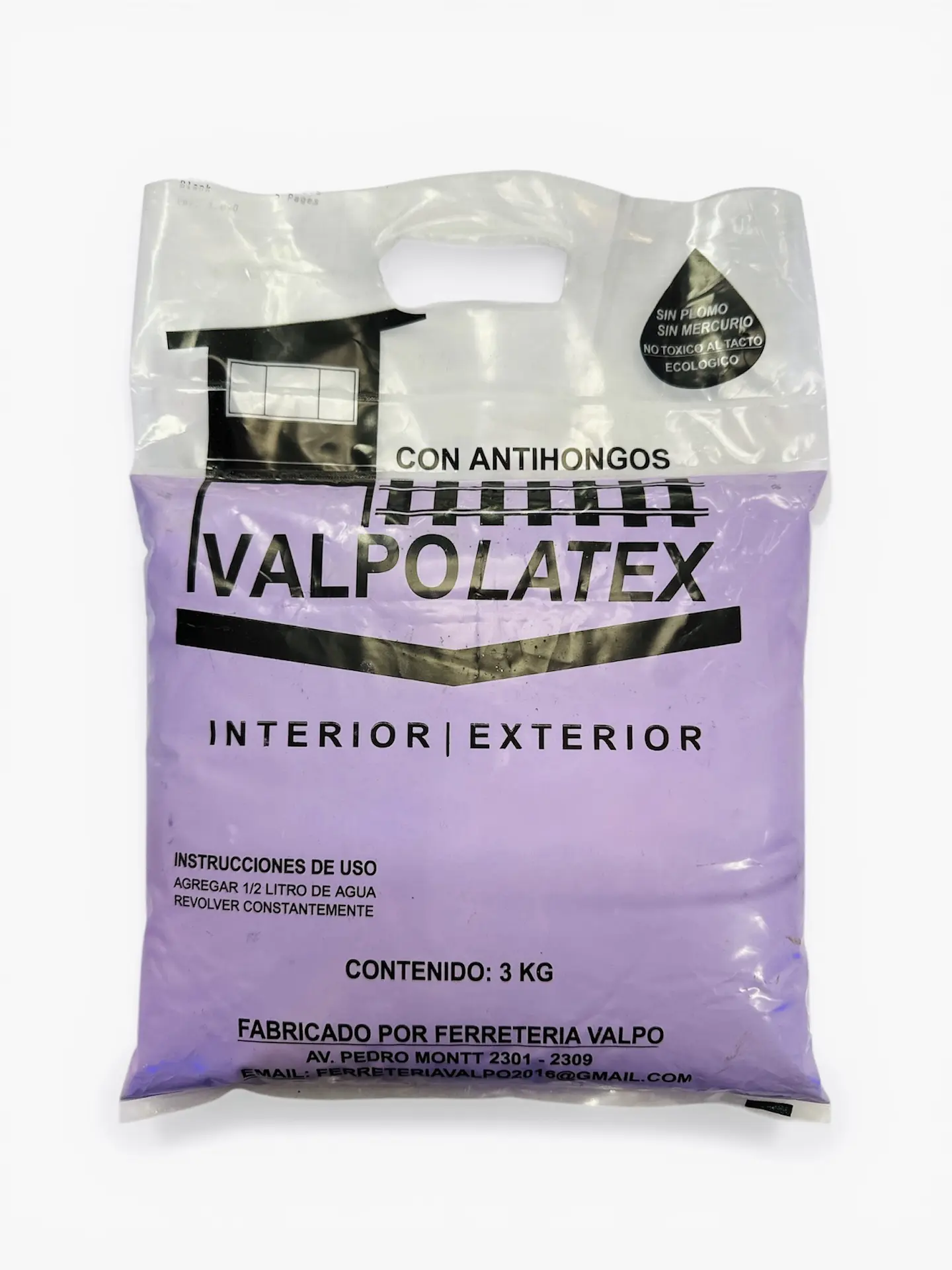 PACK 5 PINTURAS EN BOLSA 3KG - CAJA {24 COLORES} 6