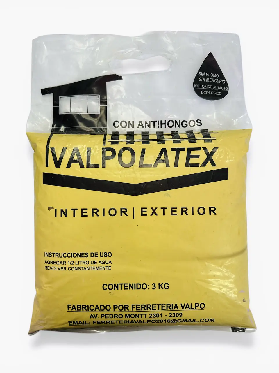 PACK 5 PINTURAS EN BOLSA 3KG - CAJA {24 COLORES} 24