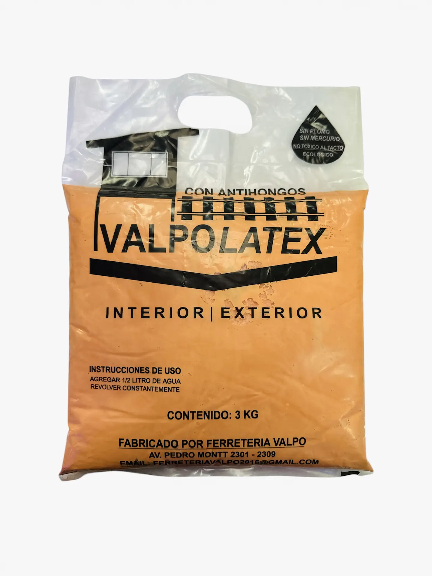 PACK 5 PINTURAS EN BOLSA 3KG - CAJA {24 COLORES} 25