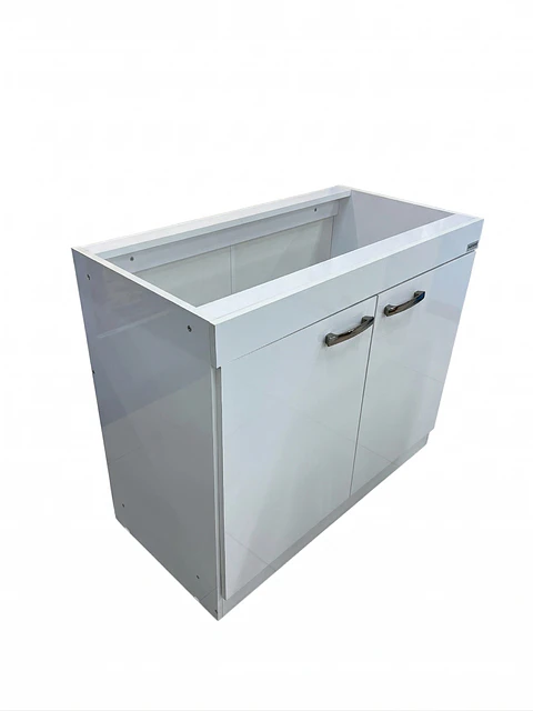 Mueble Cocina 100cm X 50cm Blanco Desarmado {en Caja}