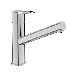 Monomando Lavaplato Extraible Lille Fanaloza Cromado Brillante