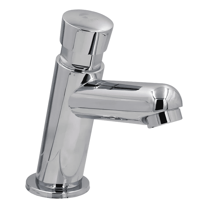 Llave Temporizada Cilindrica Lavatorio Cromada Täumm 1