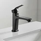 Monomando Lavamanos Compass Matte Black Coolstart - Miniatura 2