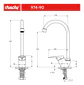 Monomando Cocina Theo | Duschy - Miniatura 2