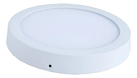 Foco Panel Plafón Led 6w Sobrepuesto Redondo Luz Fria Avc Luz Fría