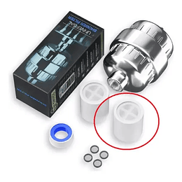 FILTRO DUCHA FLOW PRO CON REPUESTO ADICIONAL