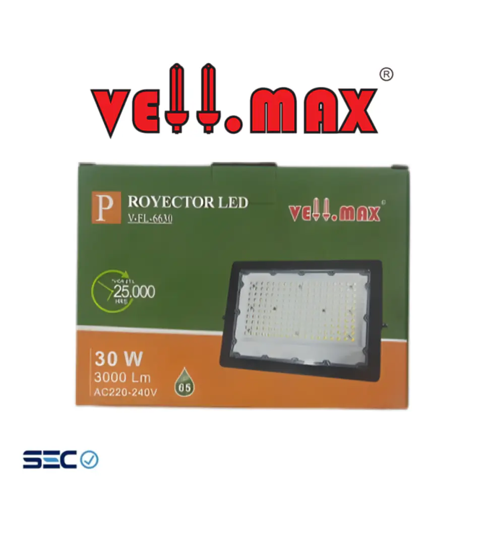 PROYECTOR LED VFL-6630 30W SIN SENSOR  1