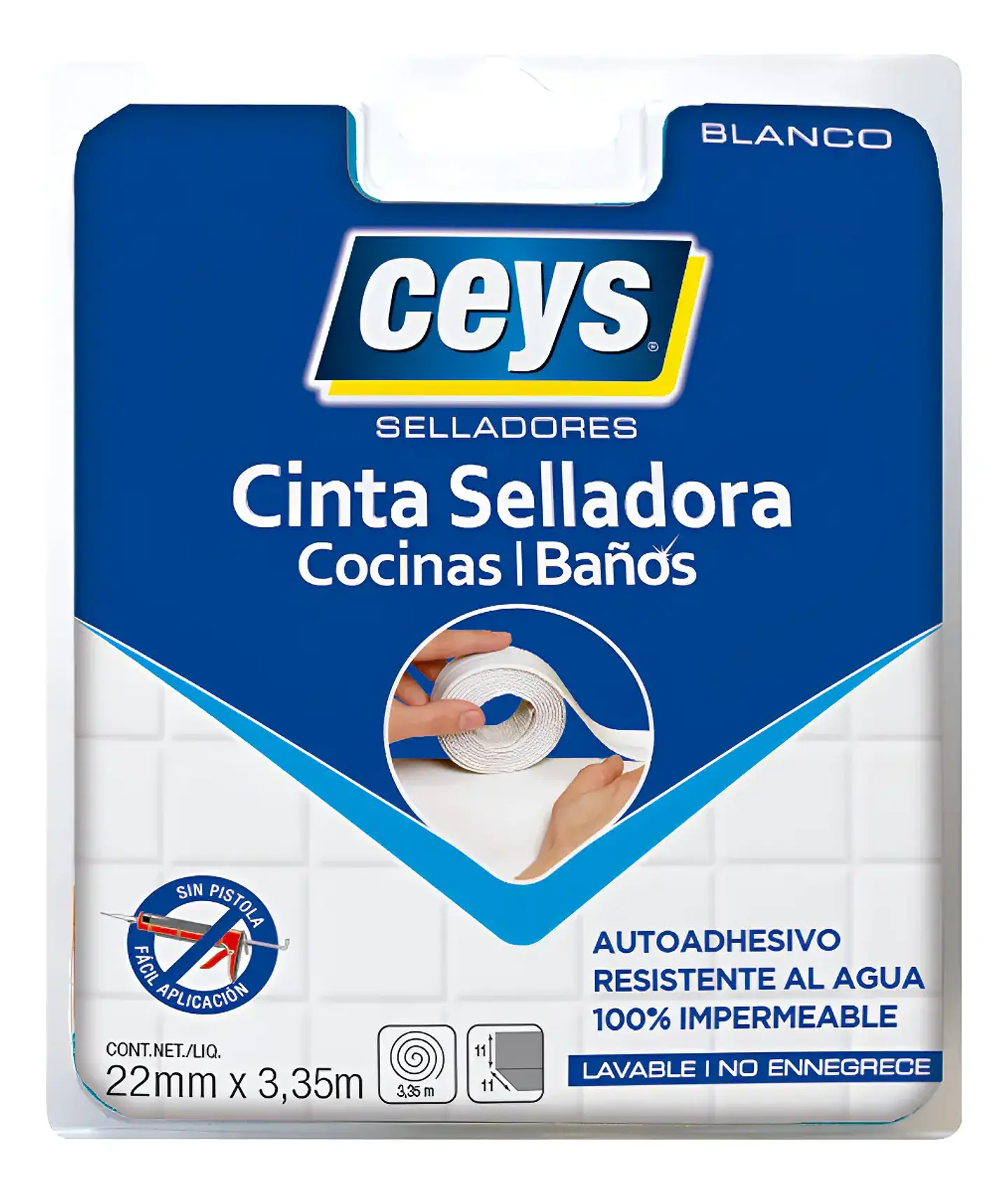 Cinta Selladora Hogar 22mmx335mt Ceys 1