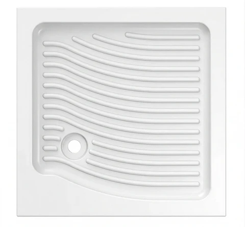 Receptaculo Ducha Antideslizante fibra de vidrio 90x90