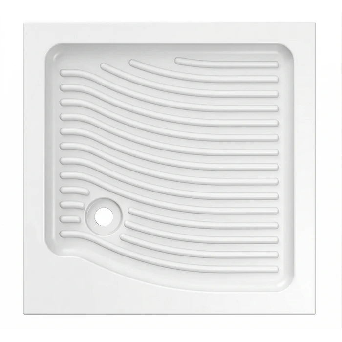 Receptaculo Ducha Antideslizante fibra de vidrio 90x90