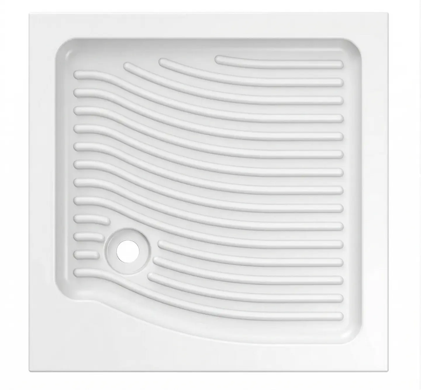 Receptaculo Ducha Antideslizante fibra de vidrio 90x90 1