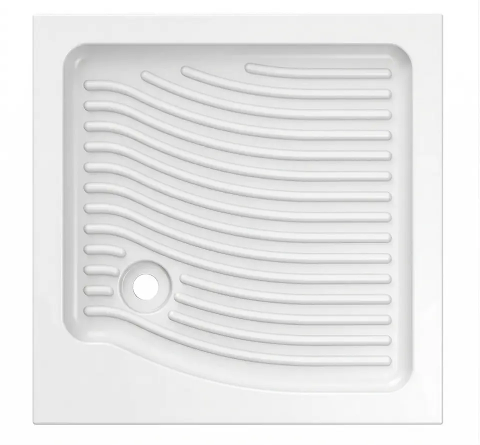 Receptaculo Ducha Antideslizante fibra de vidrio 90x90 1