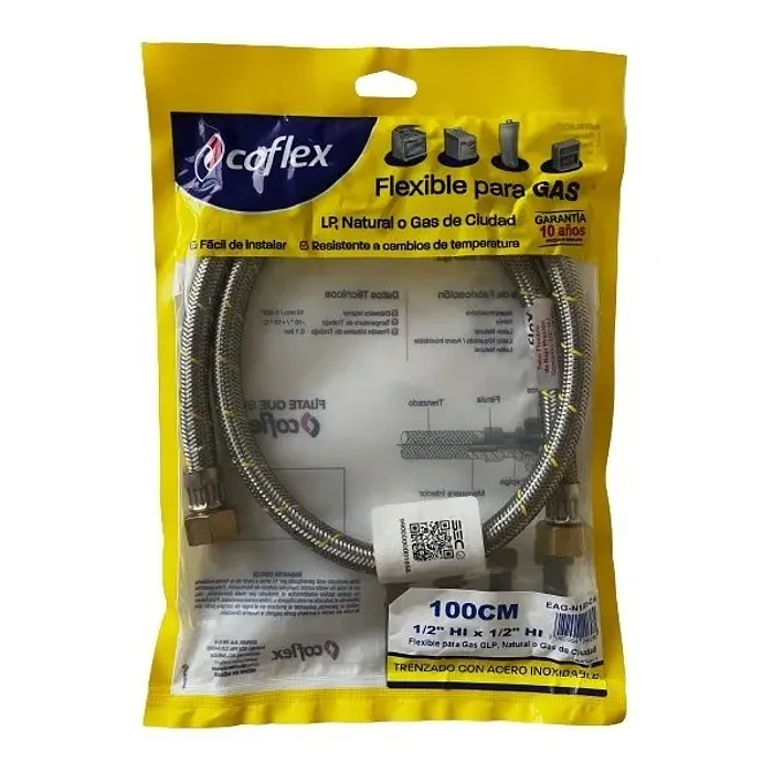 Flexible Gas Coflex 1/2 Hi X 1/2 Hi 100cm