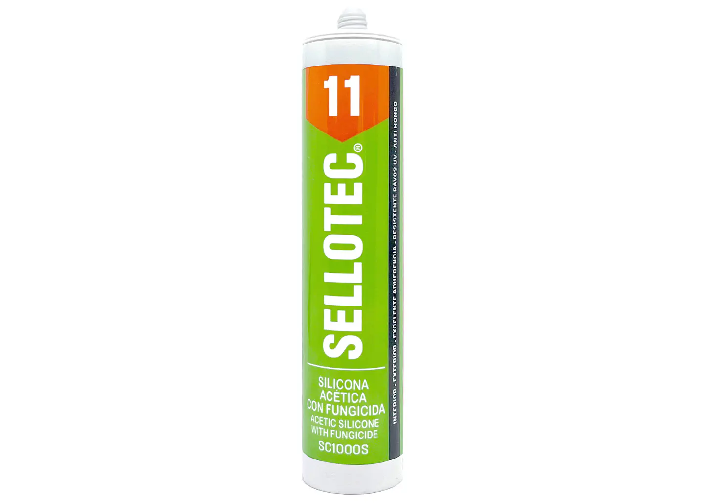 Silicona Sellotec Acetica Blanca 300ml Cartucho 1