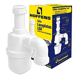Sifon Lavaplatos Loa 1 1/2 Salida Curva Hoffens