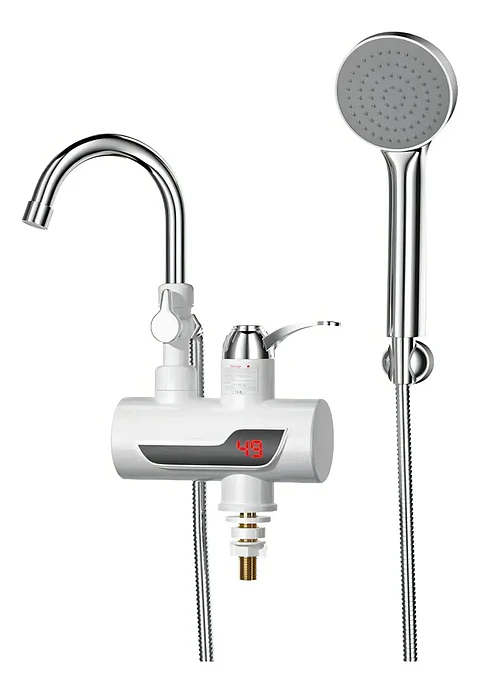 Ducha Electrica Supercenter 3000W Entrada Inferior Pantalla LED