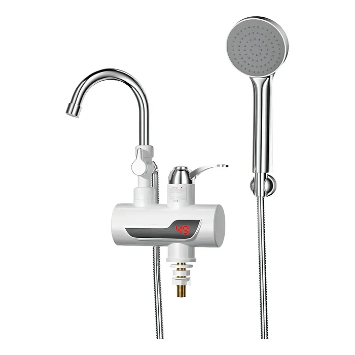 Ducha Electrica Supercenter 3000W Entrada Inferior Pantalla LED