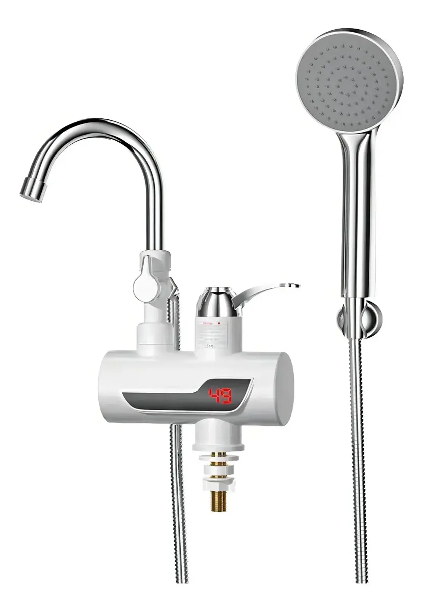 Ducha Electrica Supercenter 3000W Entrada Inferior Pantalla LED 1