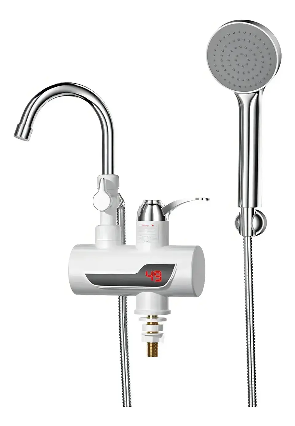 Ducha Electrica Supercenter 3000W Entrada Inferior Pantalla LED 1