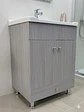 Vanitorio 2 puertas Gris 60cm + Llave Fas  - Miniatura 3
