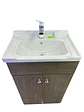Vanitorio 2 puertas 50cm Cafe Claro + Llave Nibsa Nott Blanca - Miniatura 2