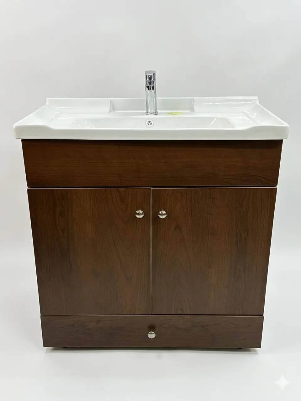 Vanitorio 2 puertas 80cm Cafe + Llave Fas Asis 1