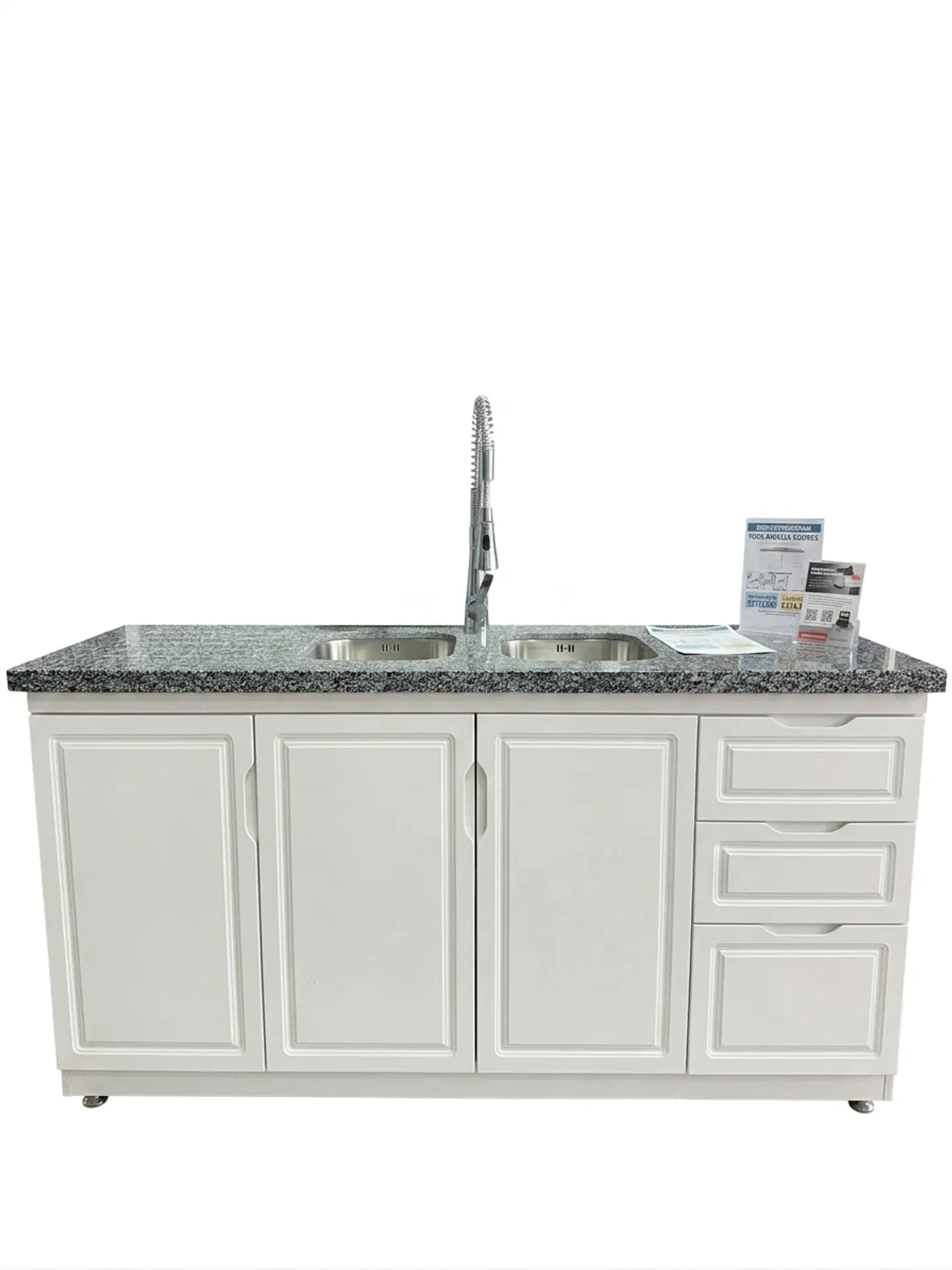 Mueble Lavaplatos Granito 180cm + Llave Extraible Rivoli Briggs 1