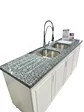 Mueble Lavaplatos Granito 180cm + Llave Extraible Rivoli Briggs - Miniatura 2