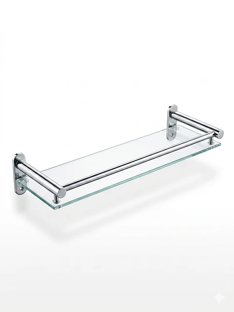 Repisa de Vidrio 60cm Baño