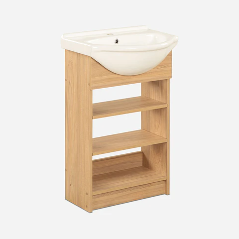Vanitorio 2 Repisas Cannes Olmo 50 Cm.