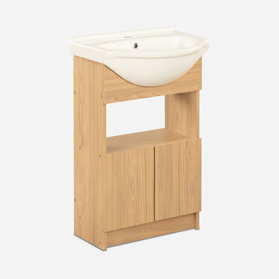 Vanitorio 2 Puertas Bajas Cannes Olmo 50 Cm. 1