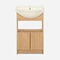 Vanitorio 2 Puertas Bajas Cannes Olmo 50 Cm. - Miniatura 2