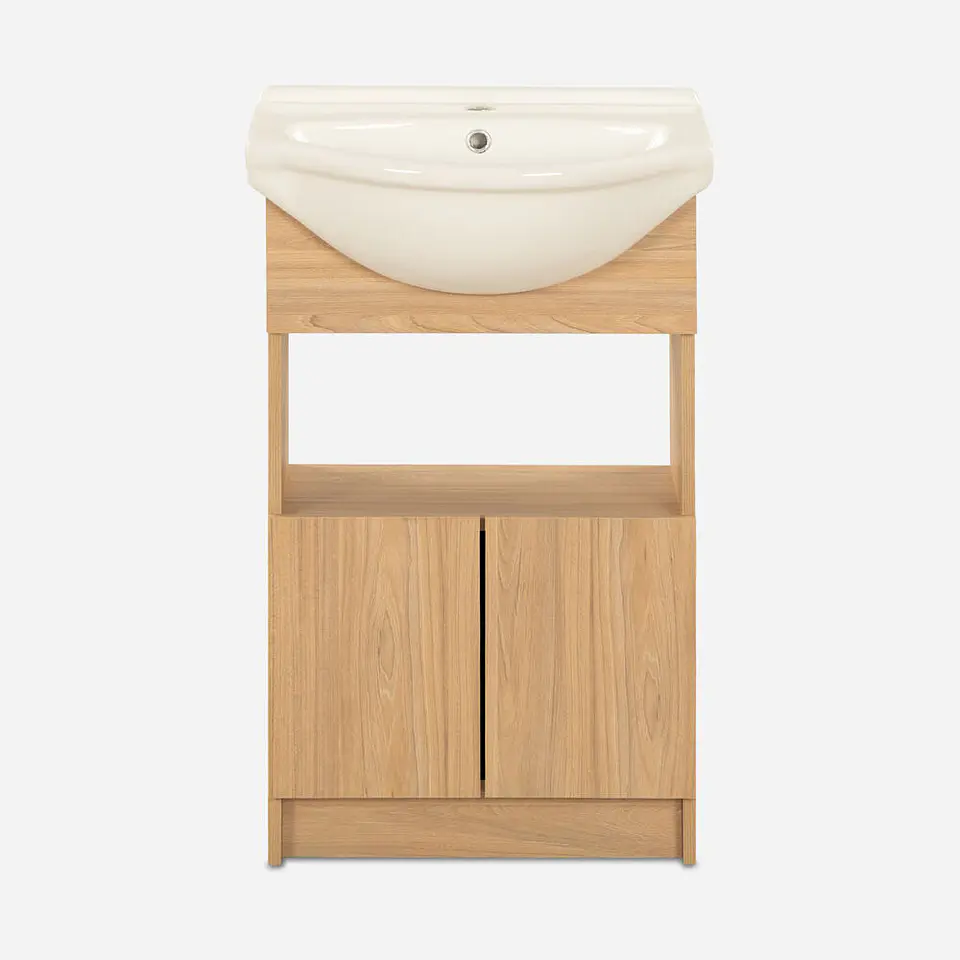Vanitorio 2 Puertas Bajas Cannes Olmo 50 Cm. 2