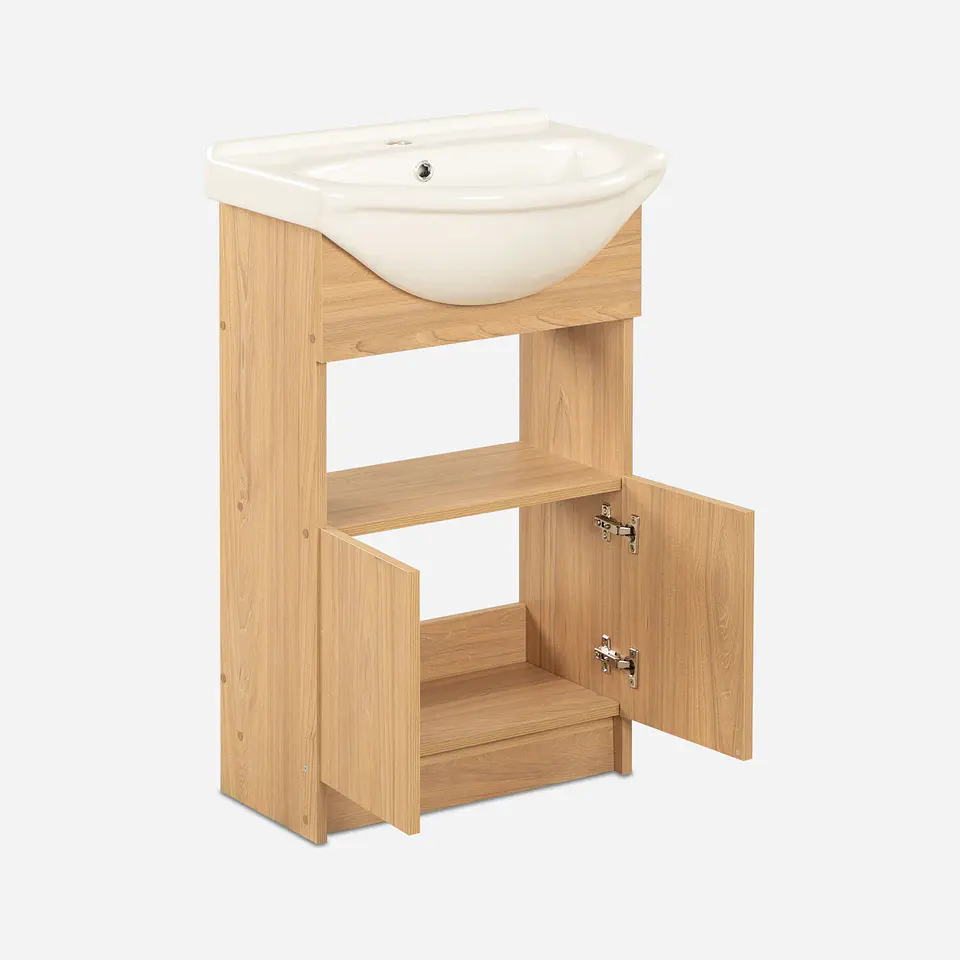 Vanitorio 2 Puertas Bajas Cannes Olmo 50 Cm. 4