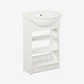 Vanitorio 2 Repisas Cannes Blanco 50 Cm. - Miniatura 1