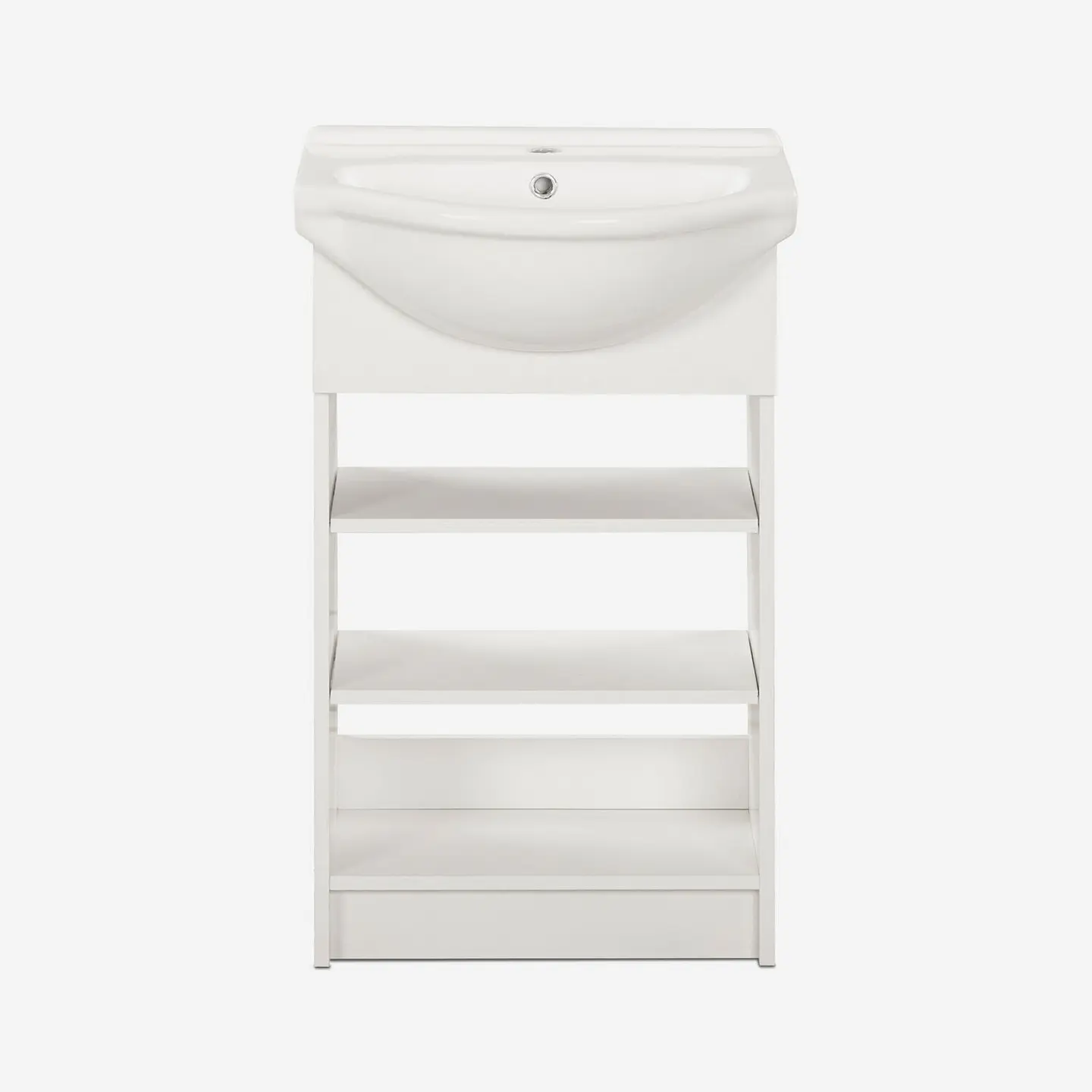 Vanitorio 2 Repisas Cannes Blanco 50 Cm. 2