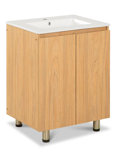 Vanitorio Lisboa 2 Puertas Olmo 60CM + Llave MM Nibsa