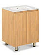 Vanitorio Lisboa 2 Puertas Olmo 60CM + Llave MM Nibsa - Miniatura 2