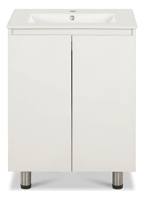 Vanitorio CIC Lisboa 2 Puertas Blanco 60CM + Llave Nibsa MM
