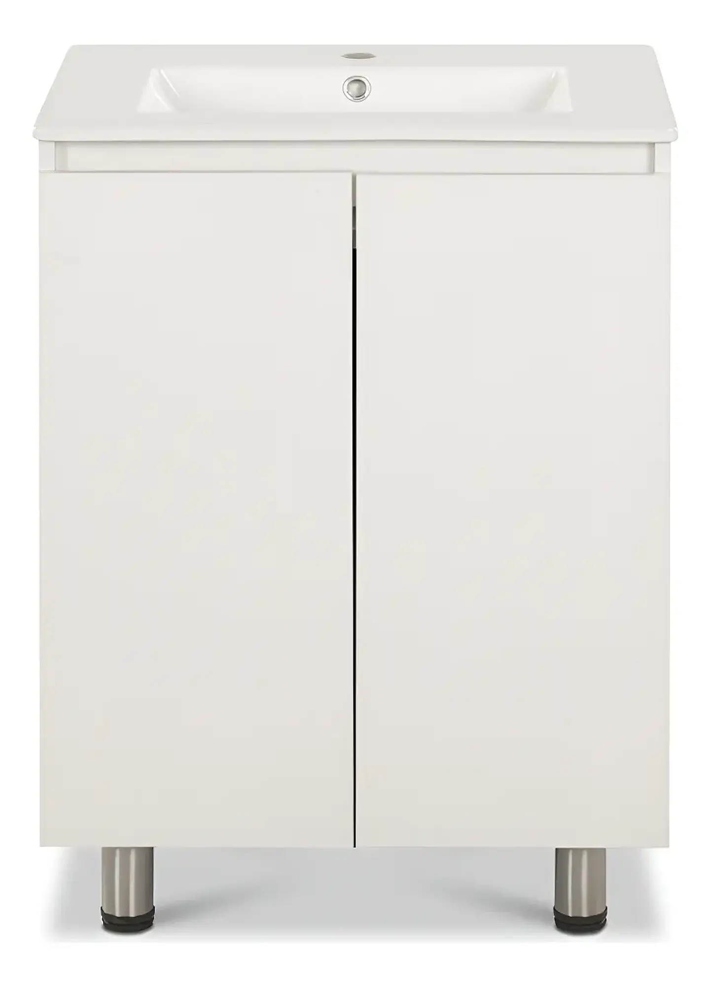Vanitorio CIC Lisboa 2 Puertas Blanco 60CM + Llave Nibsa MM 1